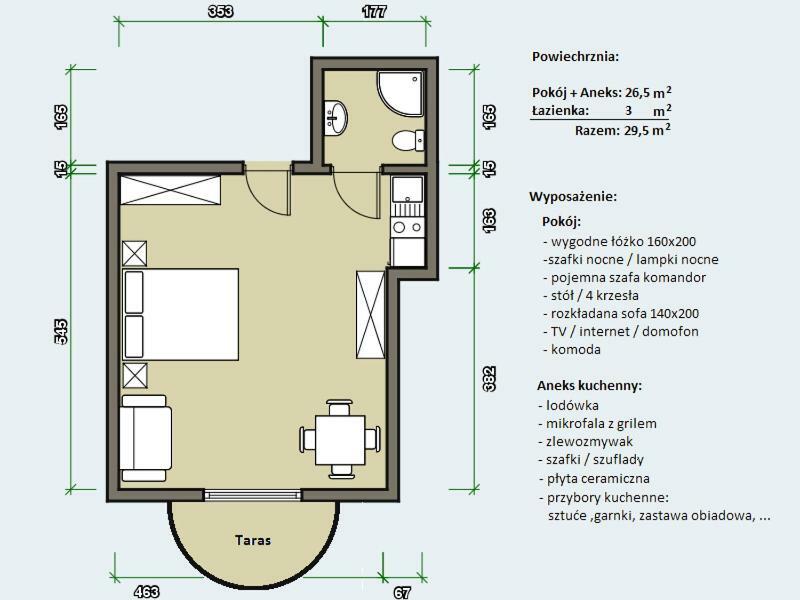 Apartamenty Pod Rozami ラプカ エクステリア 写真